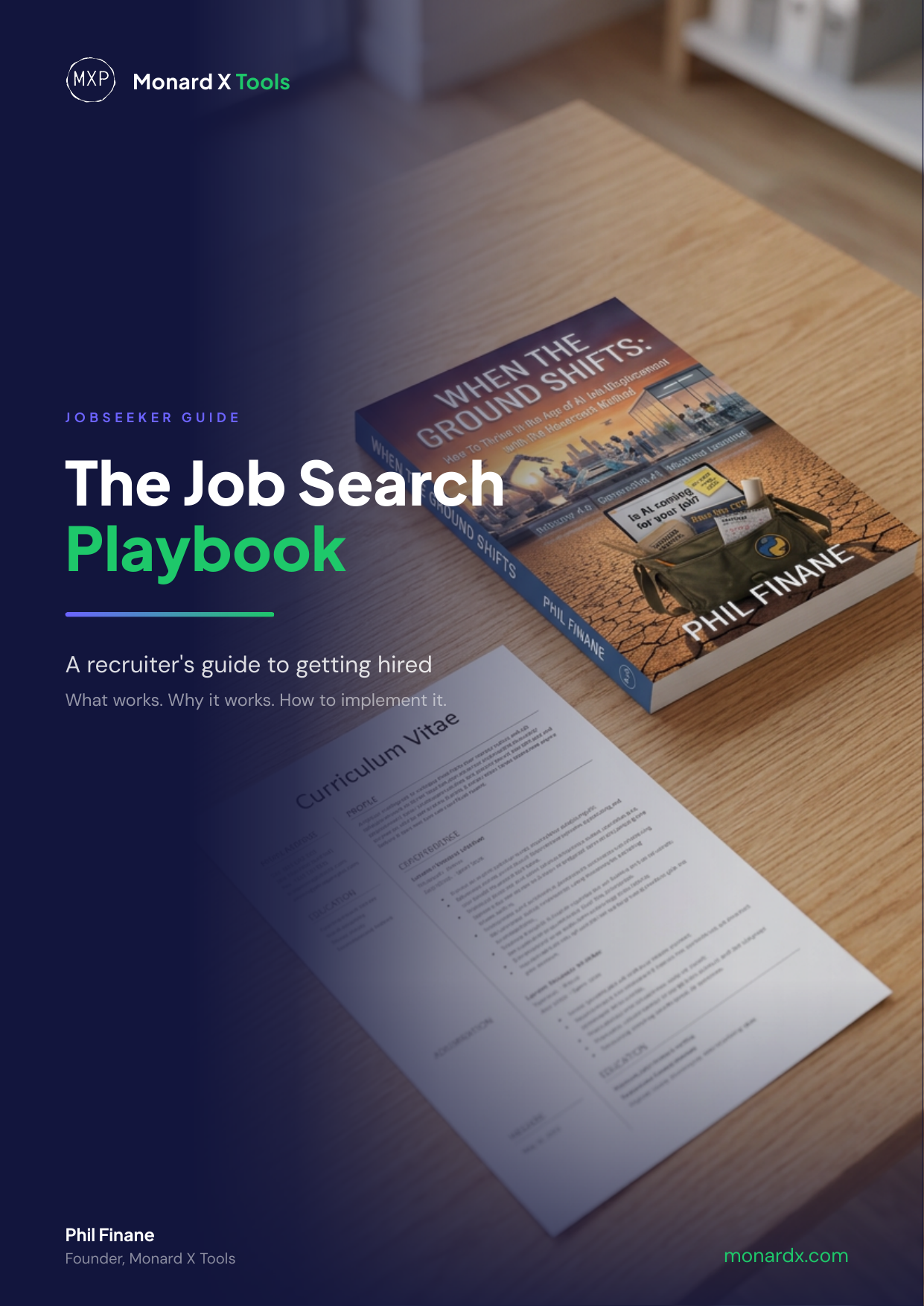 The Monard X Job Search Playbook cover